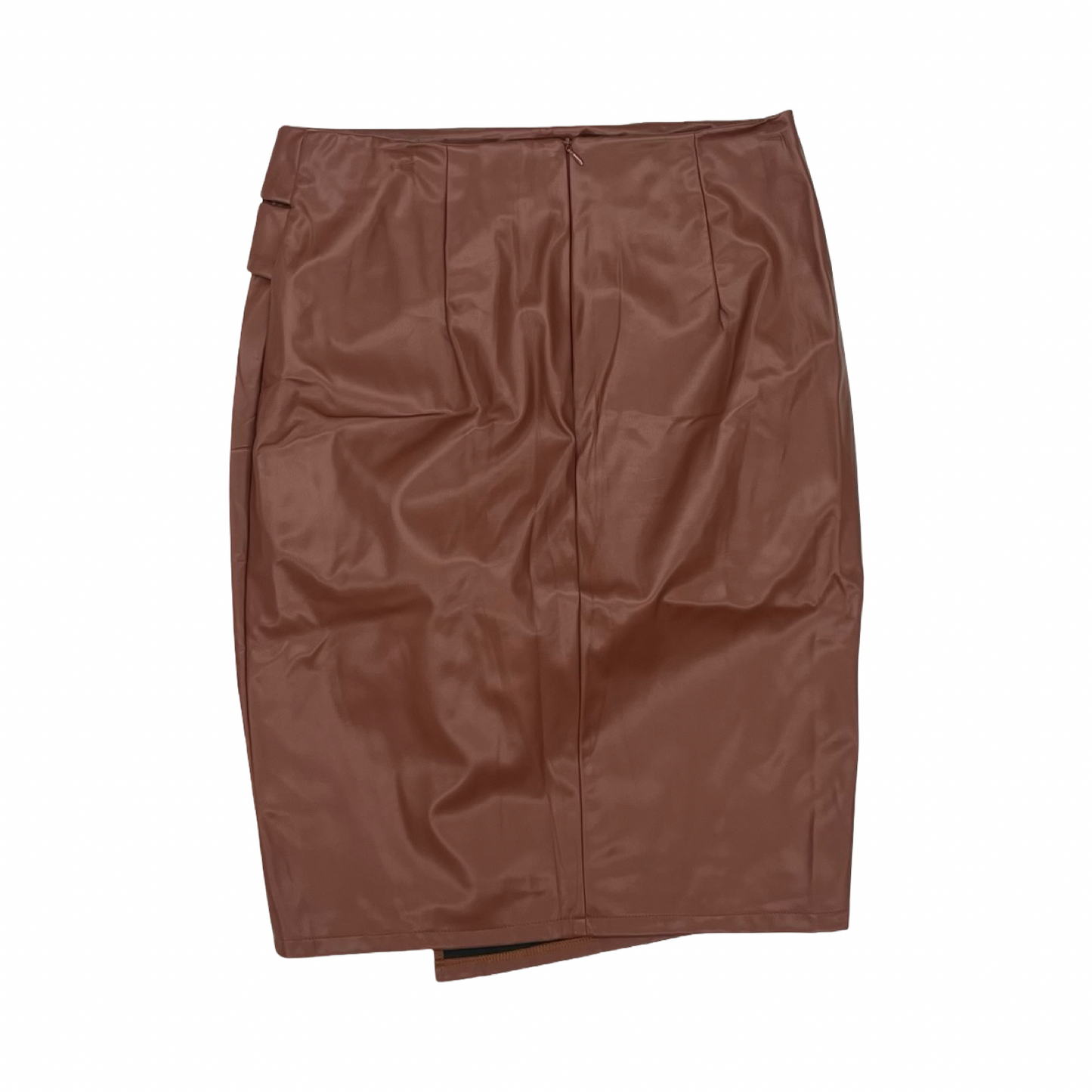 Skirt Midi By Kate Kasin In Brown, Size:L