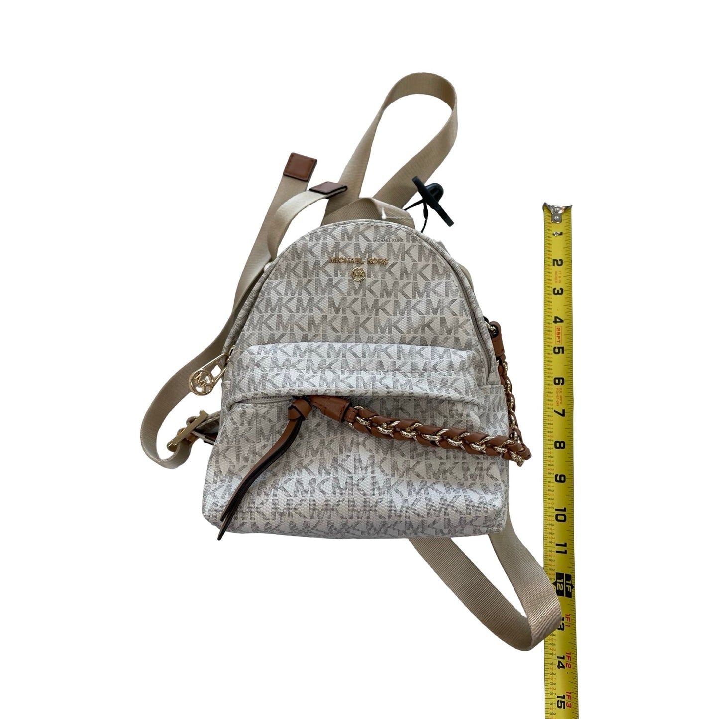 Backpack Designer By Michael Kors In Cream, Size:Small