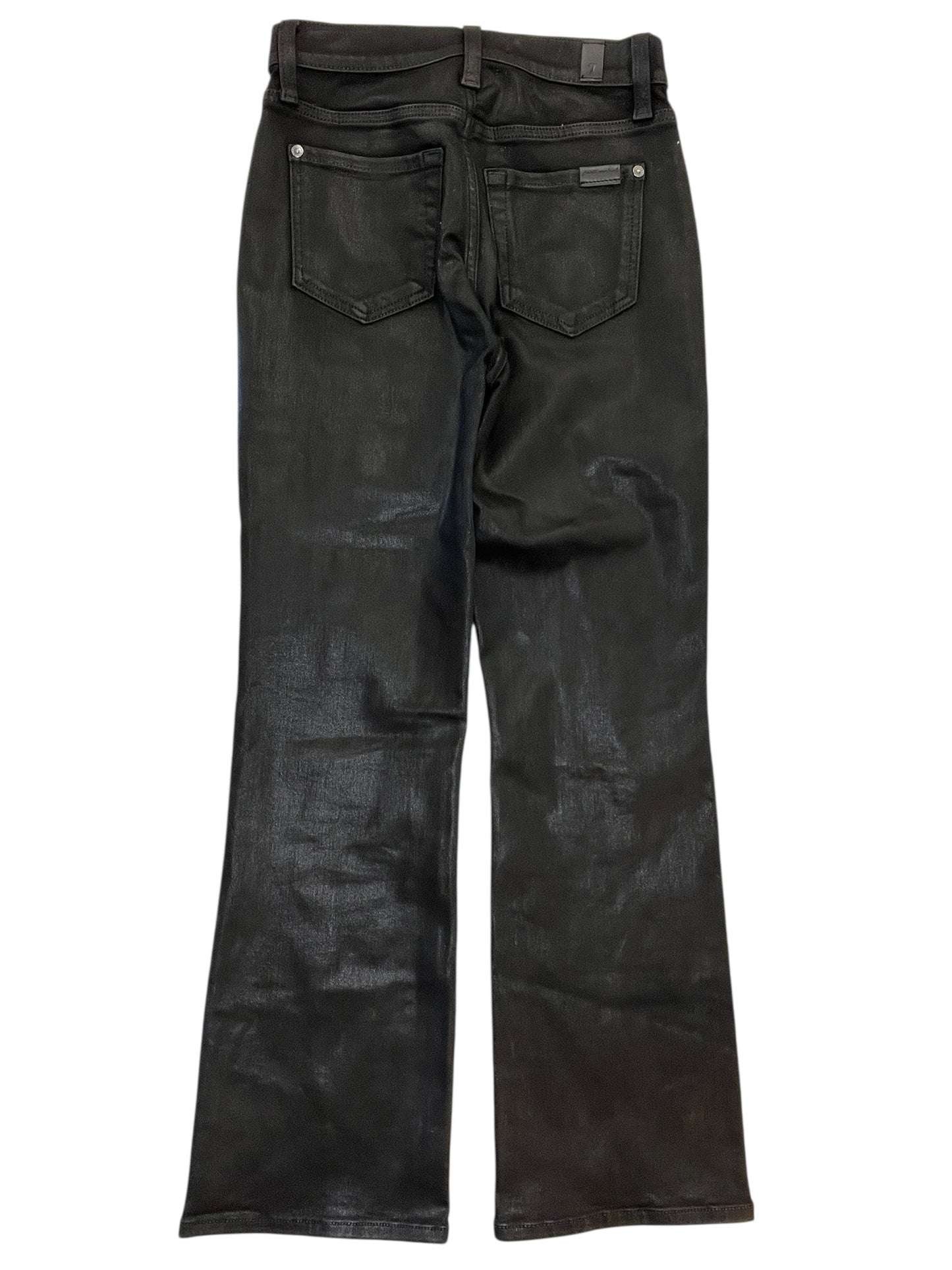 Jeans Boot Cut By 7 For All Mankind In Black, Size:0