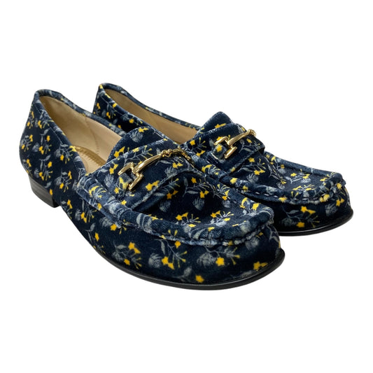 Shoes Flats By Cabi In Blue & Yellow, Size:7