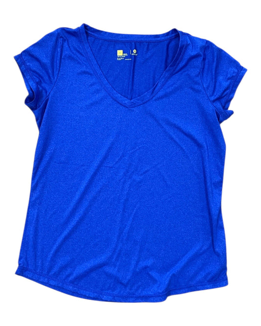 Athletic Top Ss By Xersion In Blue, Size:M