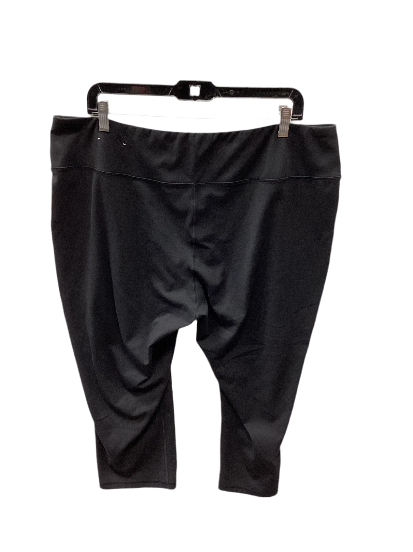 Athletic Leggings Capris By Tek Gear In Black, Size:2X