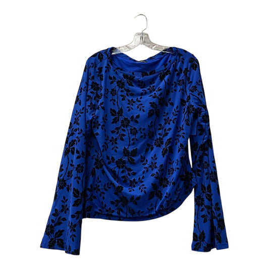 Top Ls By Prettygarden In Blue, Size:1X