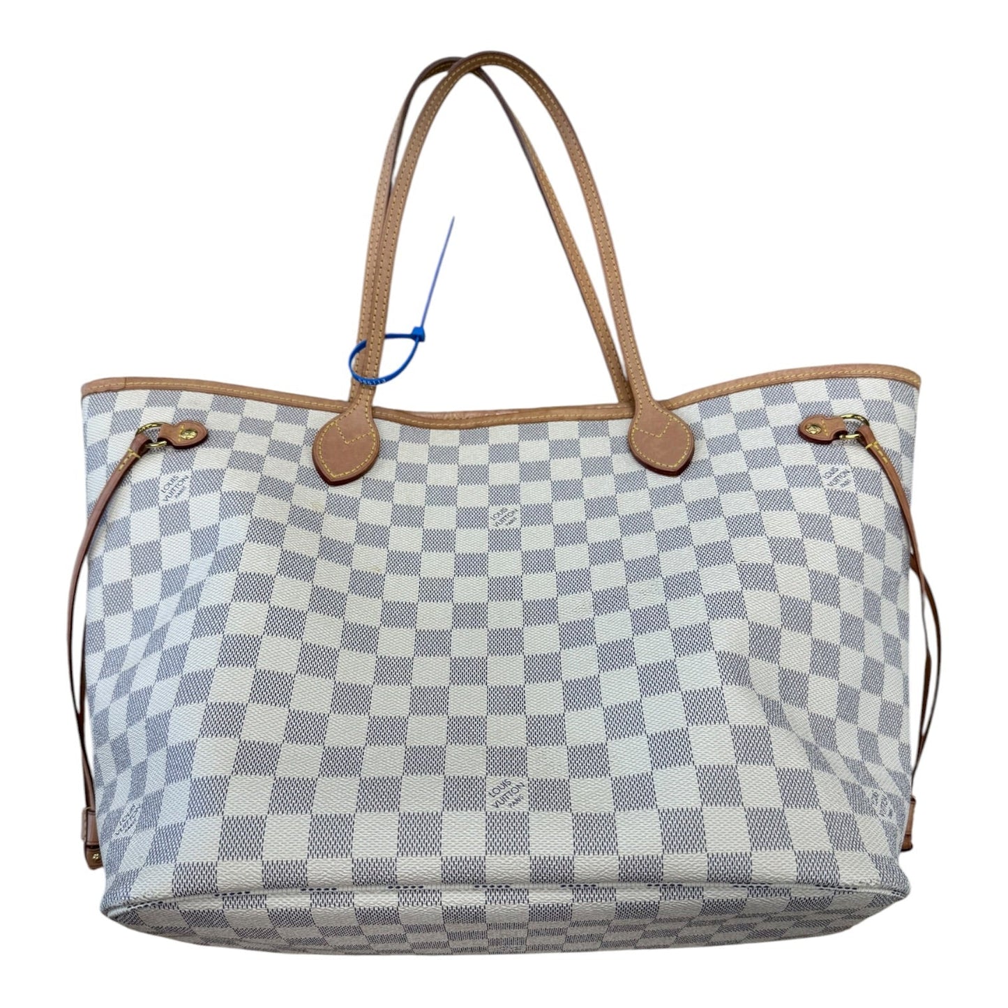 Handbag Luxury Designer By Louis Vuitton In White, Size:Medium
