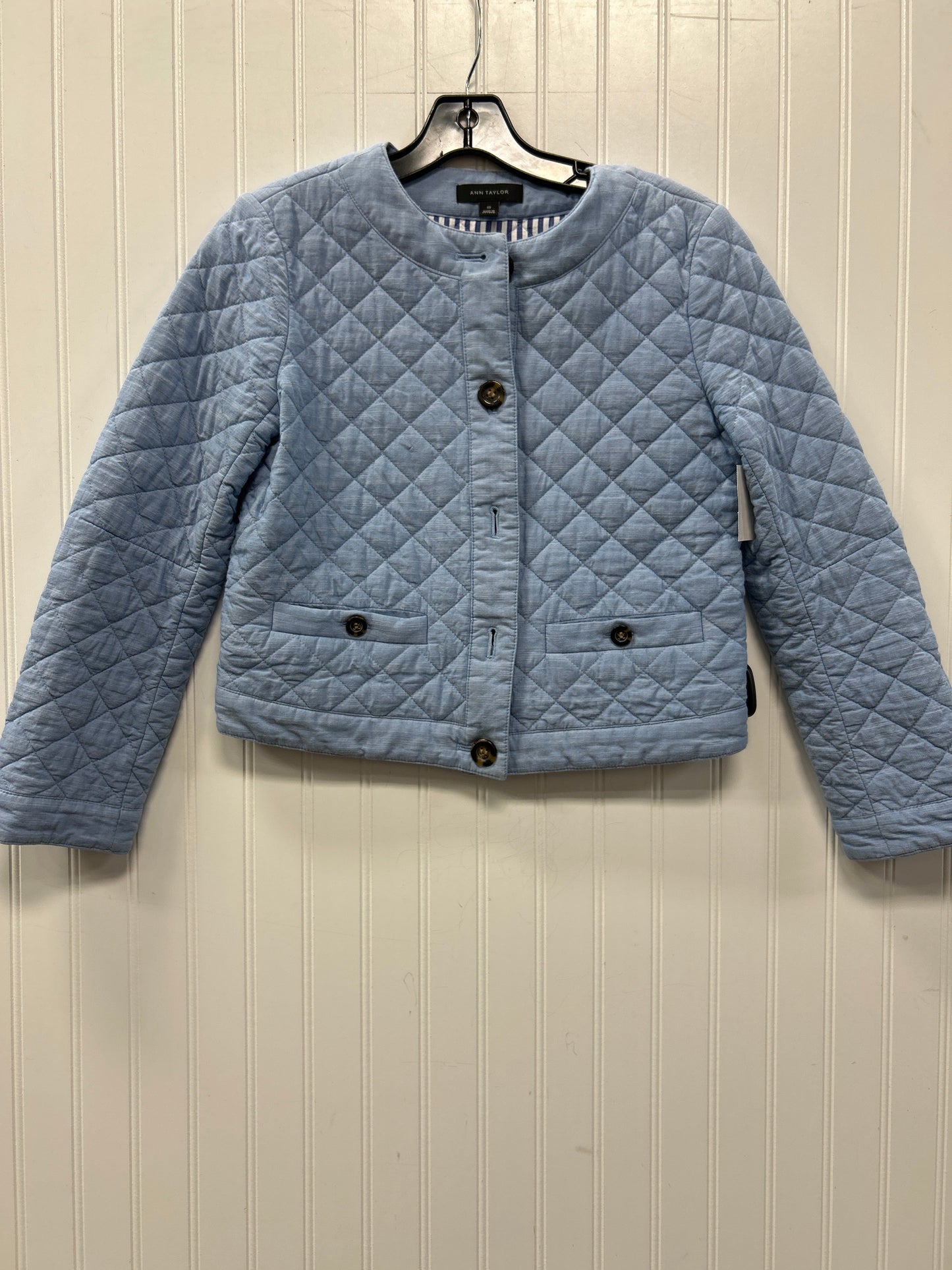 Blazer By Ann Taylor In Blue, Size:0