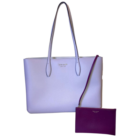 Tote Designer By Kate Spade In Purple, Size:Large