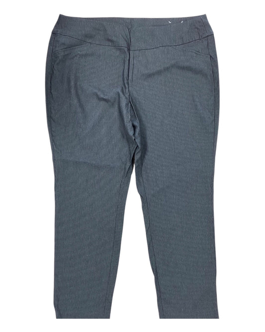 Pants Cropped By Cj Banks In Black & Grey, Size:22