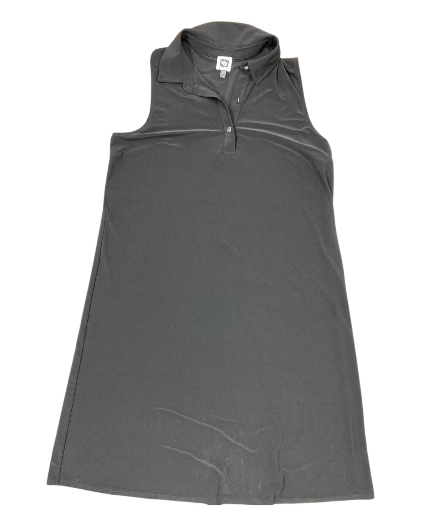 Dress Casual Midi By Anne Klein In Black, Size:L