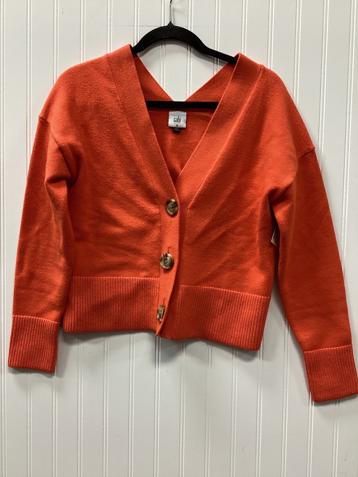 Cardigan By Cabi In Orange, Size:Xs