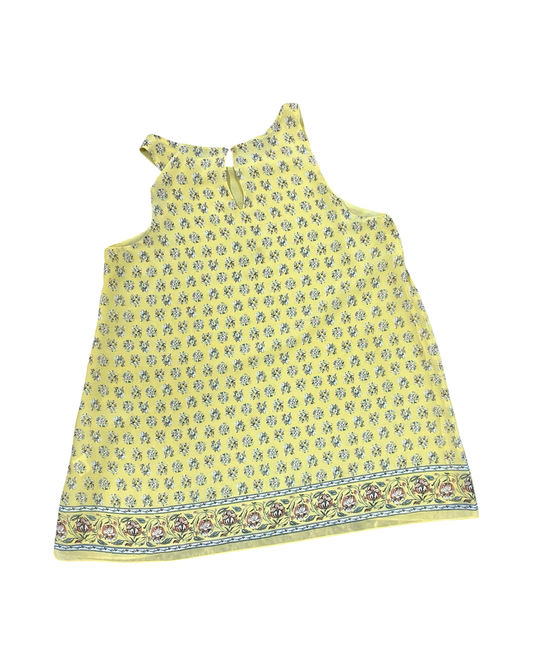 Top Sleeveless By Max Studio In Yellow, Size:M