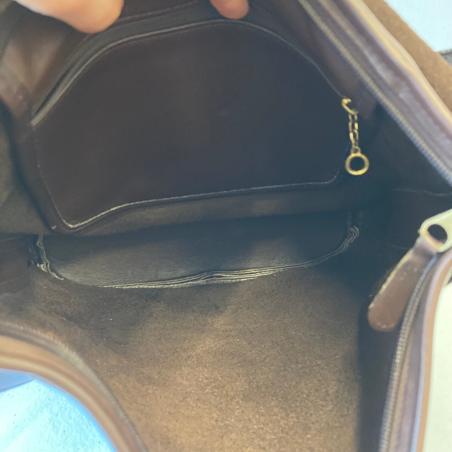 Crossbody Designer By Coach In Brown, Size:Large