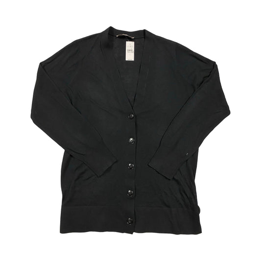 Sweater Cardigan By Loft In Black, Size:L