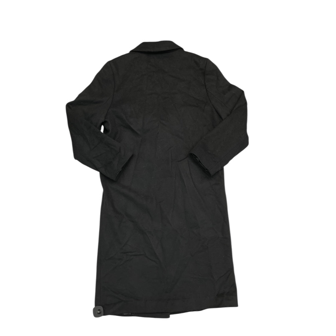 Coat Peacoat By Quince In Black, Size:L