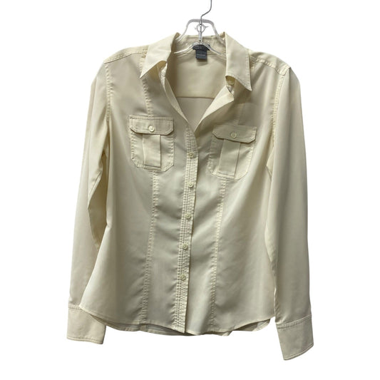 Top Ls By Ann Taylor In Cream, Size:S