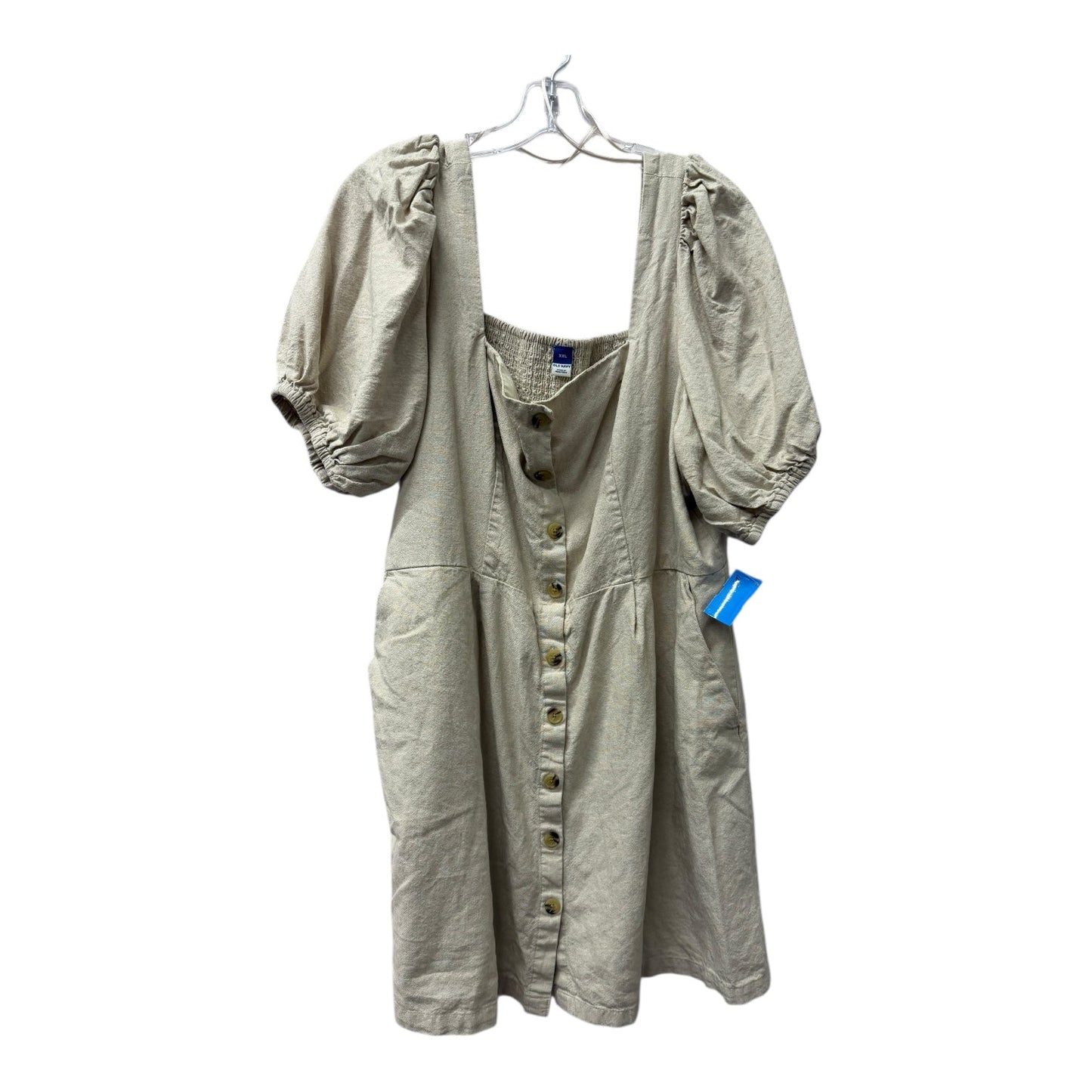 Dress Casual Short By Old Navy In Tan, Size:1X