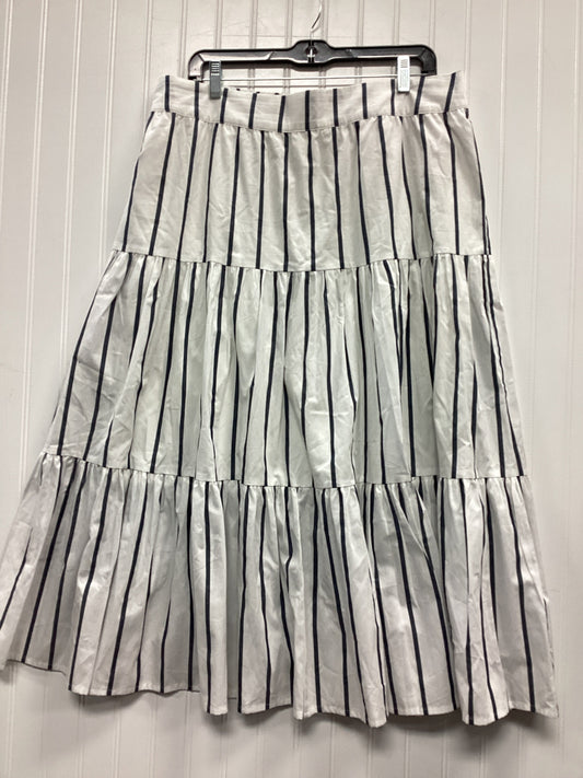 Skirt Maxi By Lc Lauren Conrad In White, Size:Xl