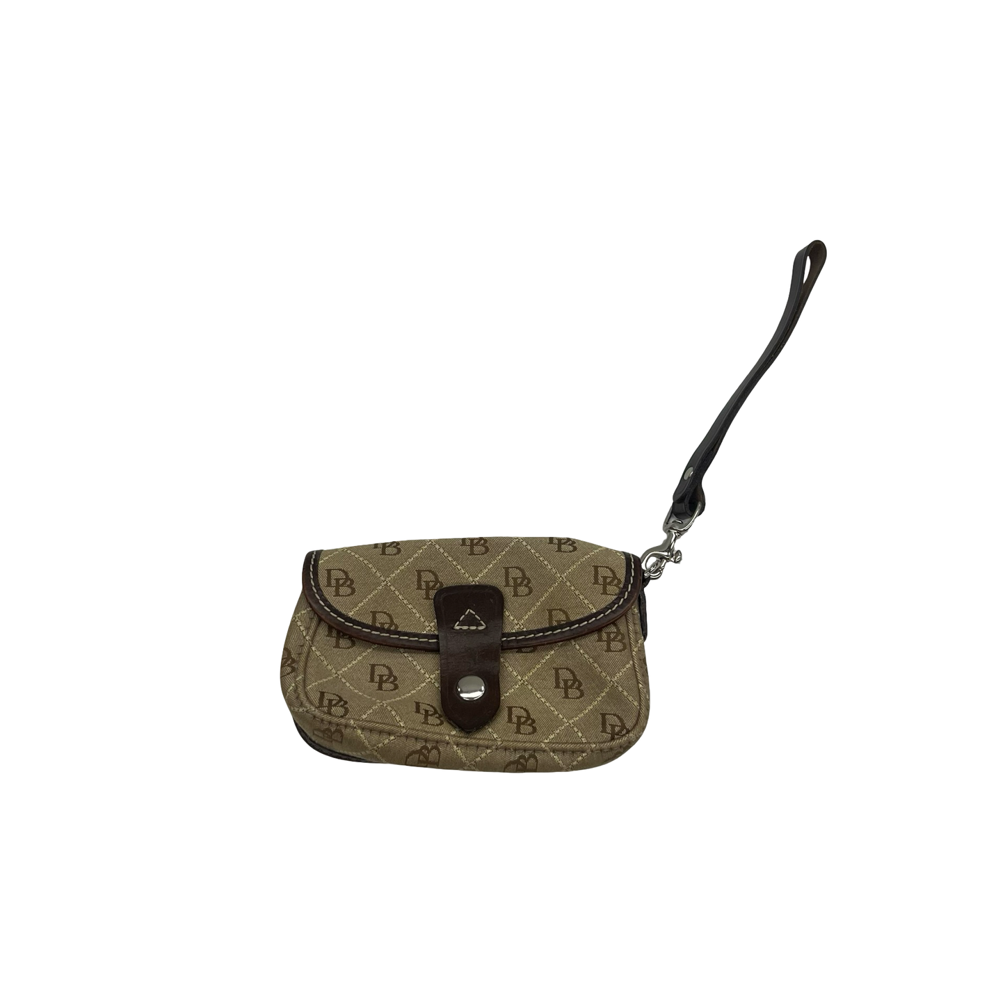 Wristlet Designer By Dooney And Bourke In Brown, Size:Medium