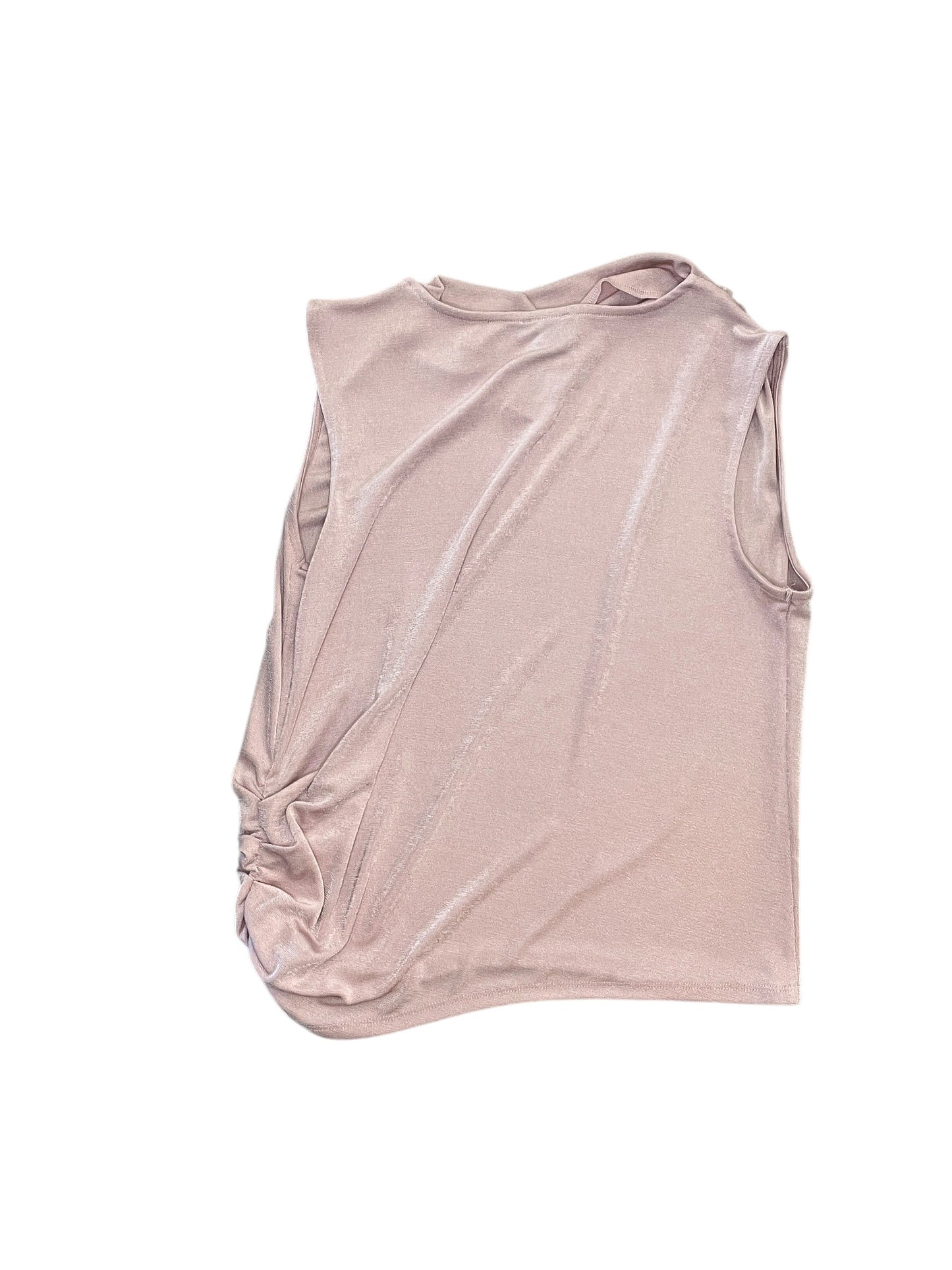 Top Sleeveless By Express In Pink, Size:S