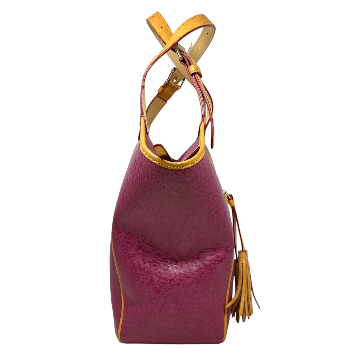 Maddie Shoulder Bag In Violet Quartz Designer By Dooney And Bourke, Size: Medium