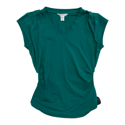 Athletic Top Ss By Athleta In Green, Size:Xs