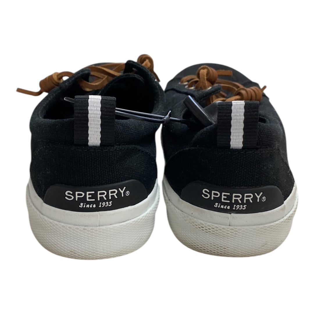 Shoes Flats By Sperry In Black, Size:7.5