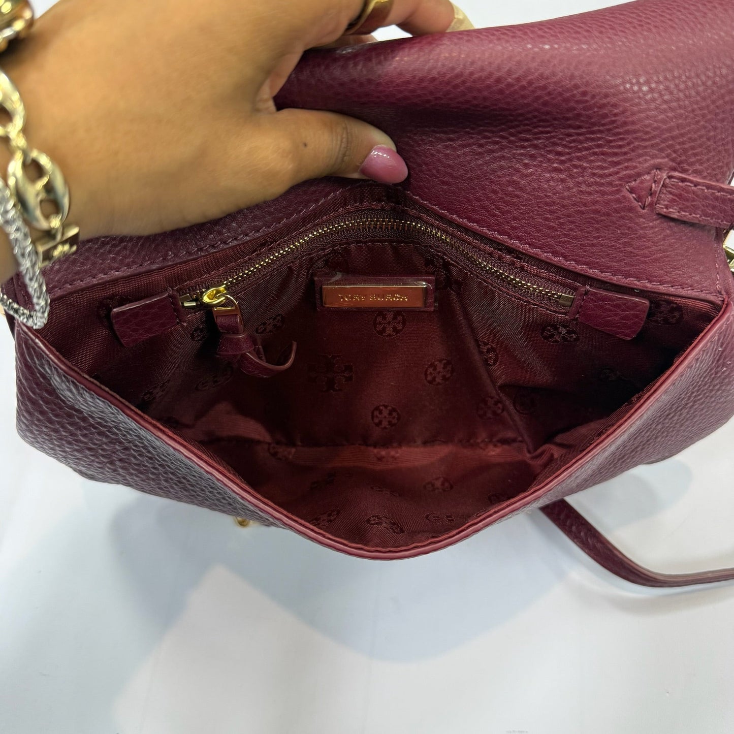 Crossbody Designer By Tory Burch, Size: Medium