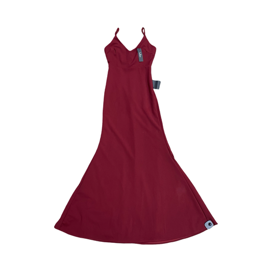 Dress Party Long By Lulus In Maroon, Size:S