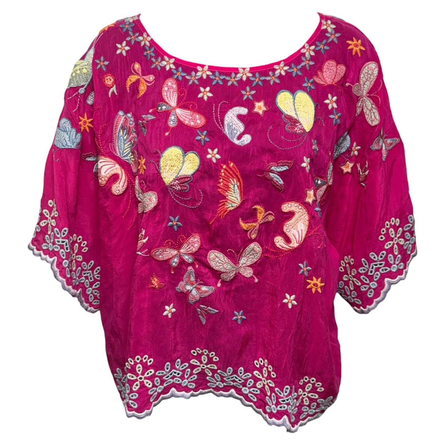 Bellona Blouse By Johnny Was In Pink, Size: S