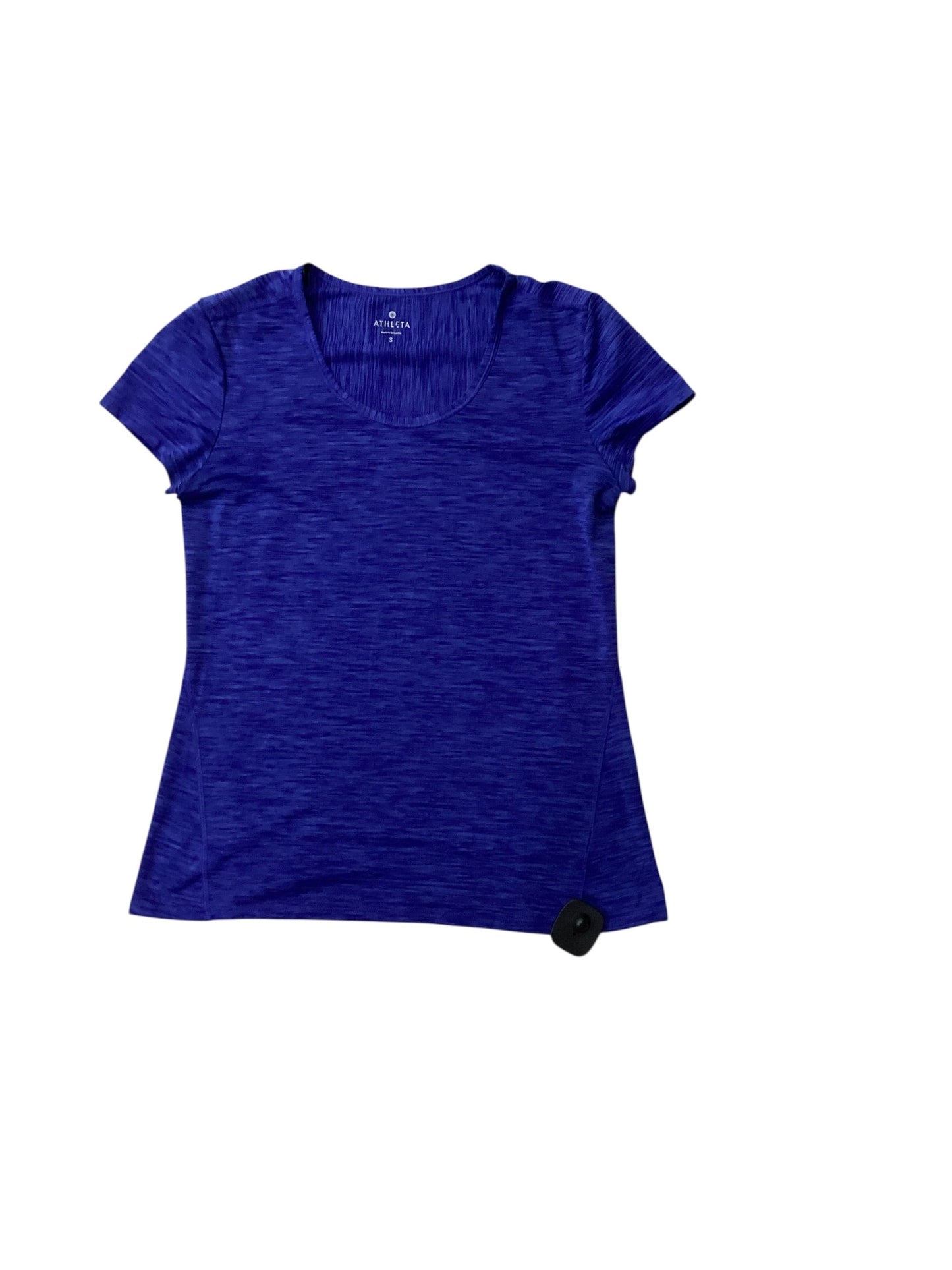 Athletic Top Ss By Athleta In Blue, Size:S
