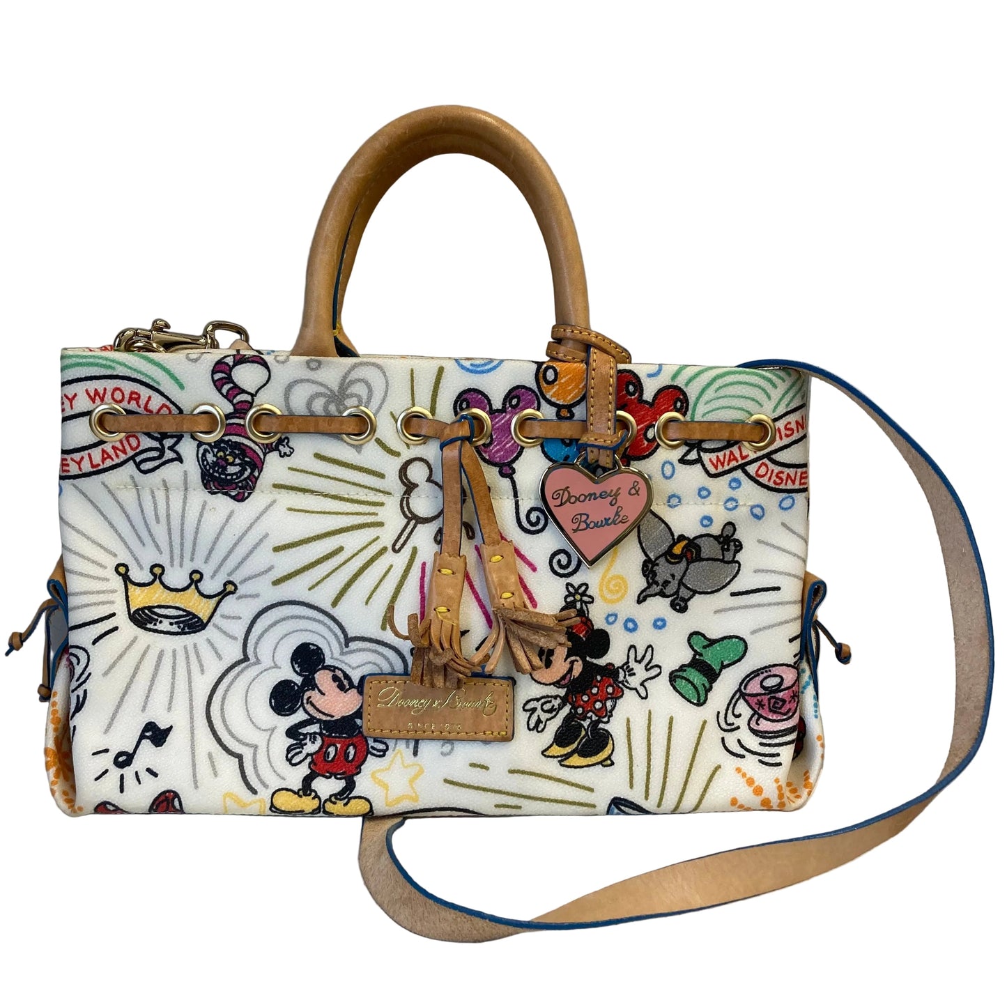 Handbag Designer By Dooney And Bourke In Multi, Size:Medium
