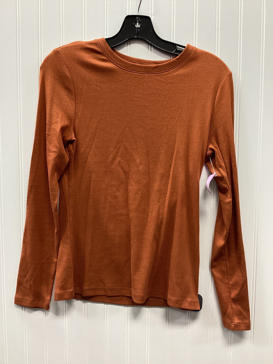 Top Ls Basic By A New Day In Orange, Size:S