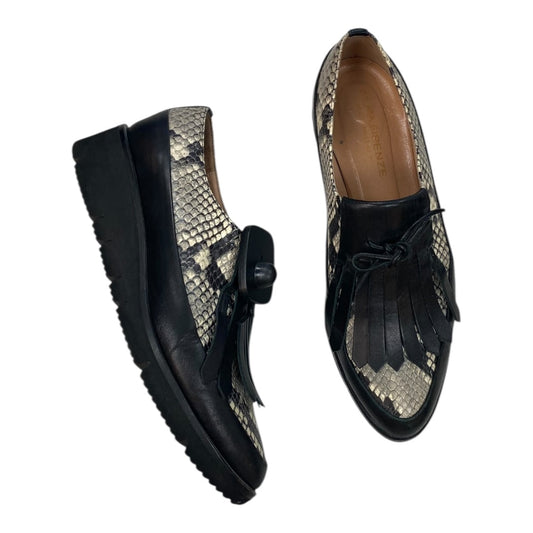 Shoes Flats By Cmc In Snakeskin Print, Size:5.5