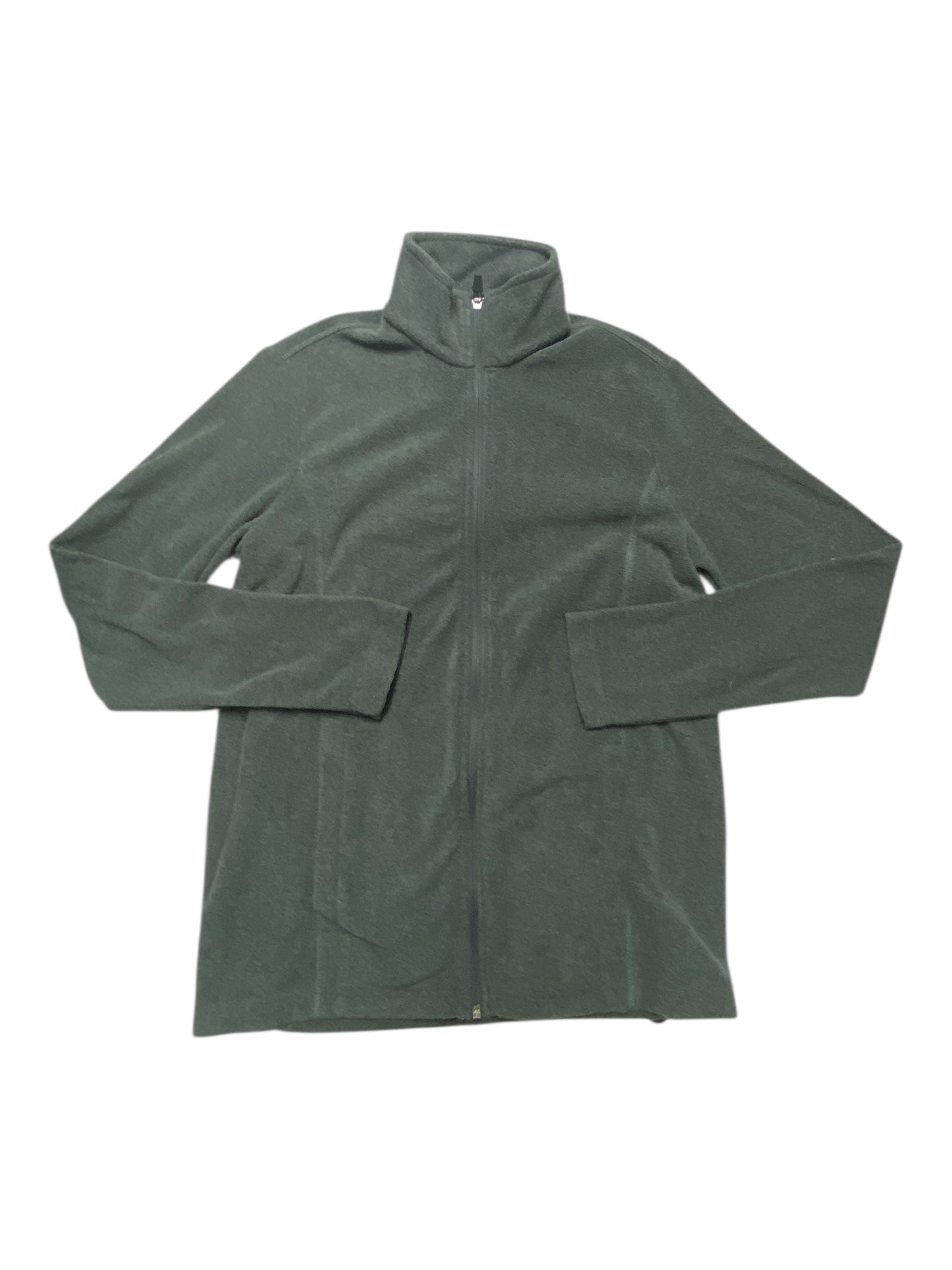 Jacket Fleece By Lands End In Grey, Size:S