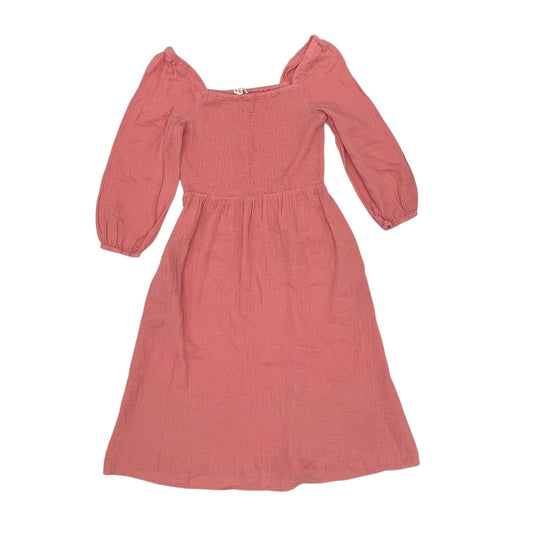 Dress Casual Midi By Beachlunchlounge In Pink, Size:M