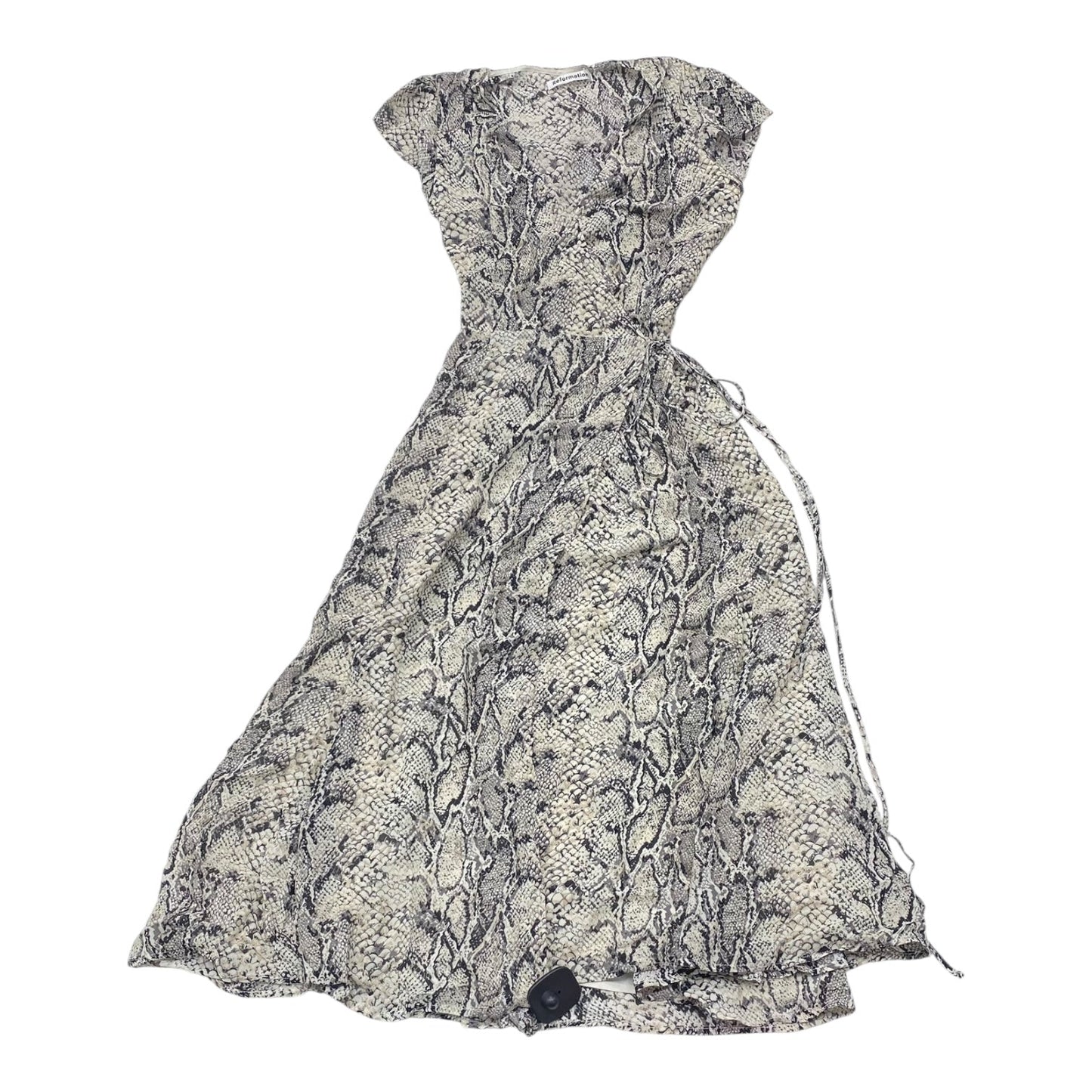 Dress Party Long By Reformation In Animal Print, Size:Xs