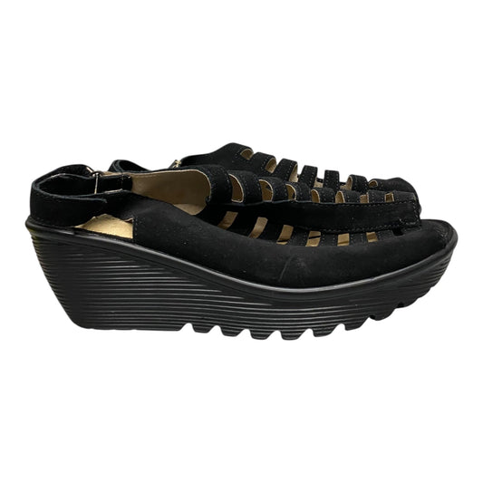 Shoes Heels Wedge By Skechers In Black, Size:10