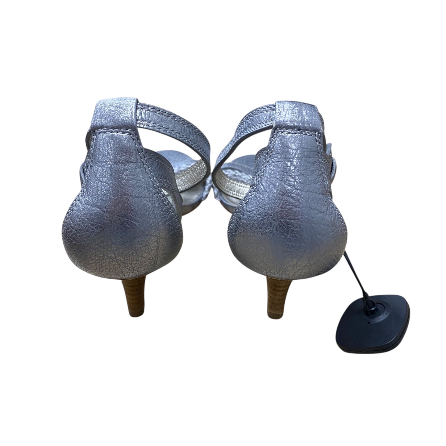 Sandals Designer By Coach In Silver, Size:11