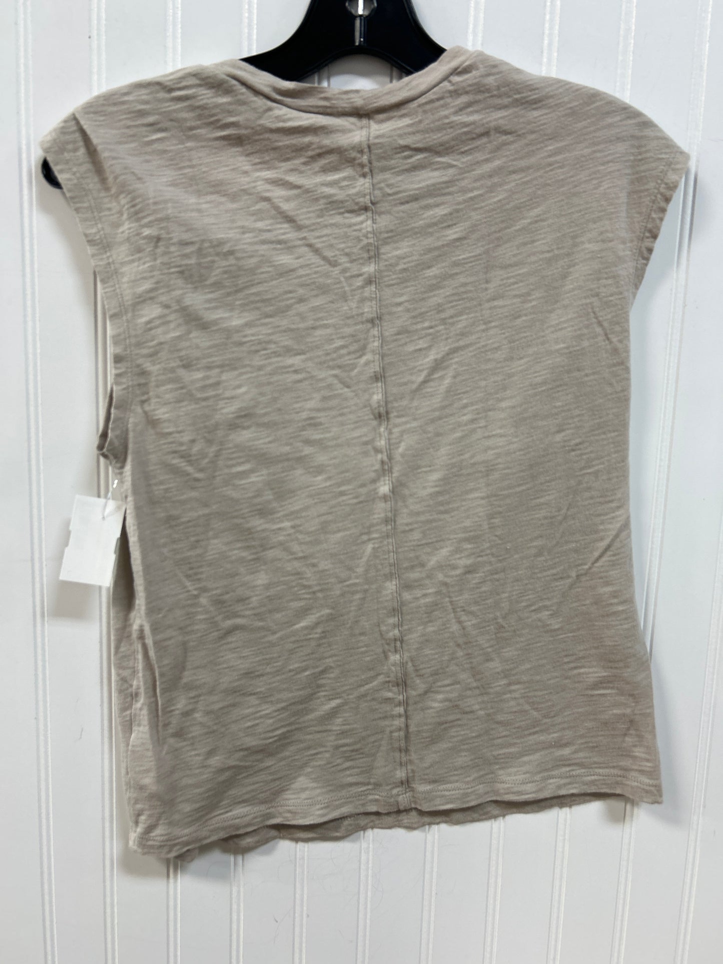 Top Sleeveless By Gap In Tan, Size:S