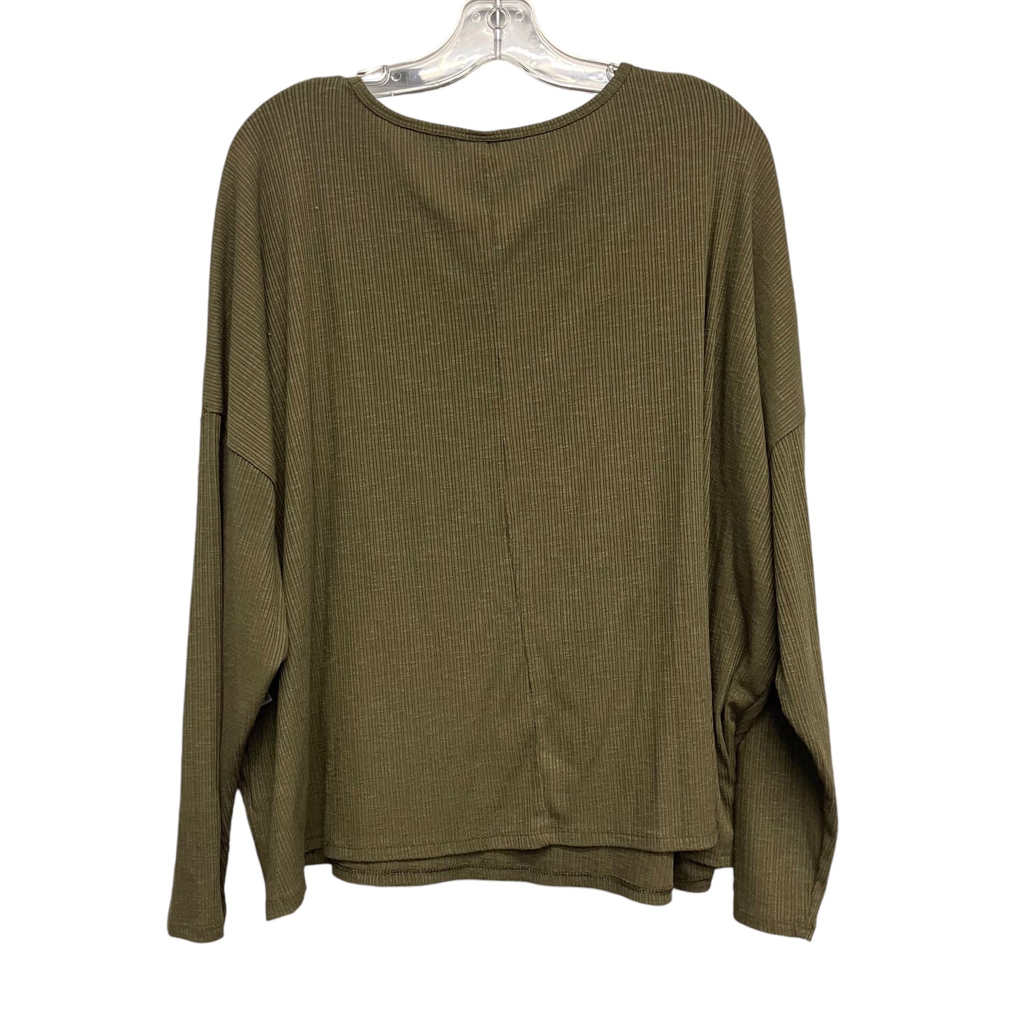 GREEN TOP LS BASIC by OLD NAVY Size:1X