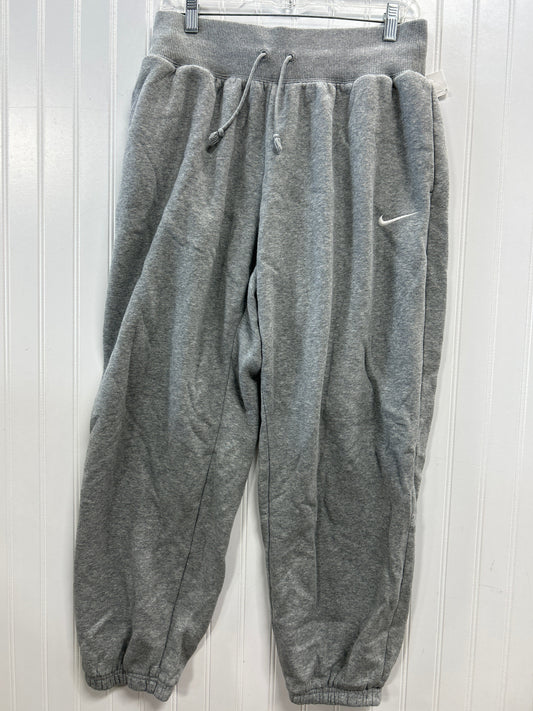 Athletic Pants By Nike Apparel In Grey, Size:M
