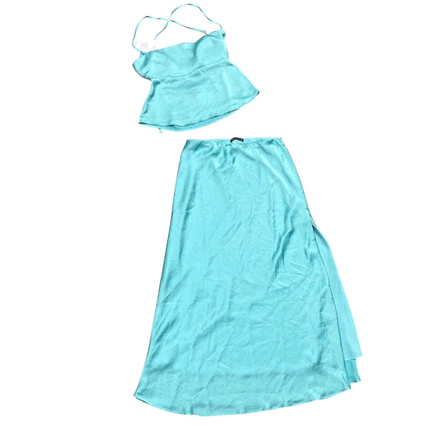 Skirt Set 2pc By Abercrombie And Fitch In Teal, Size: M