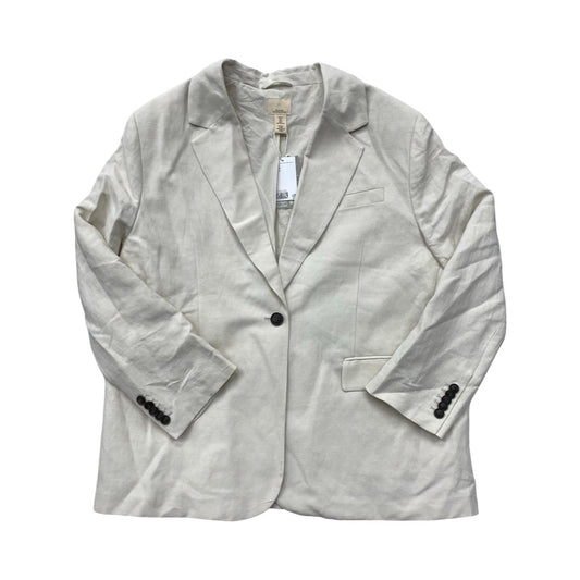 Blazer By H&M In Cream, Size:L