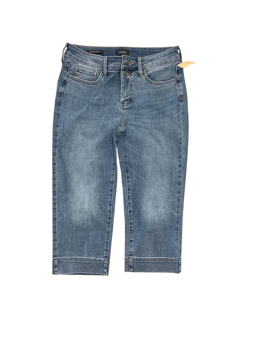 Jeans Cropped By Not Your Daughters Jeans In Blue Denim, Size:8