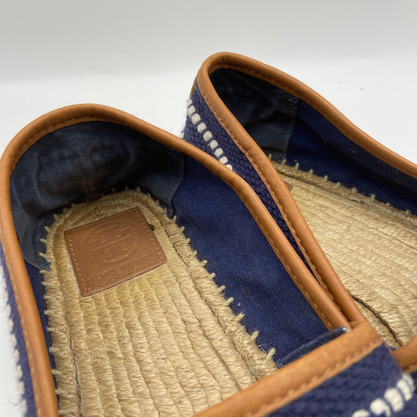 Shoes Designer By Tory Burch In Blue, Size: 7.5