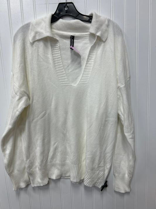 Top Ls By Venti6 In White, Size:M NWT