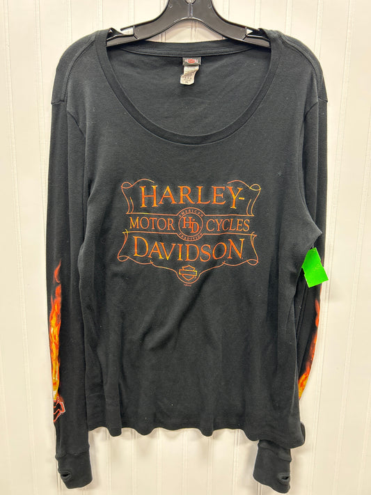 Top Ls By Harley Davidson In Black, Size:2X