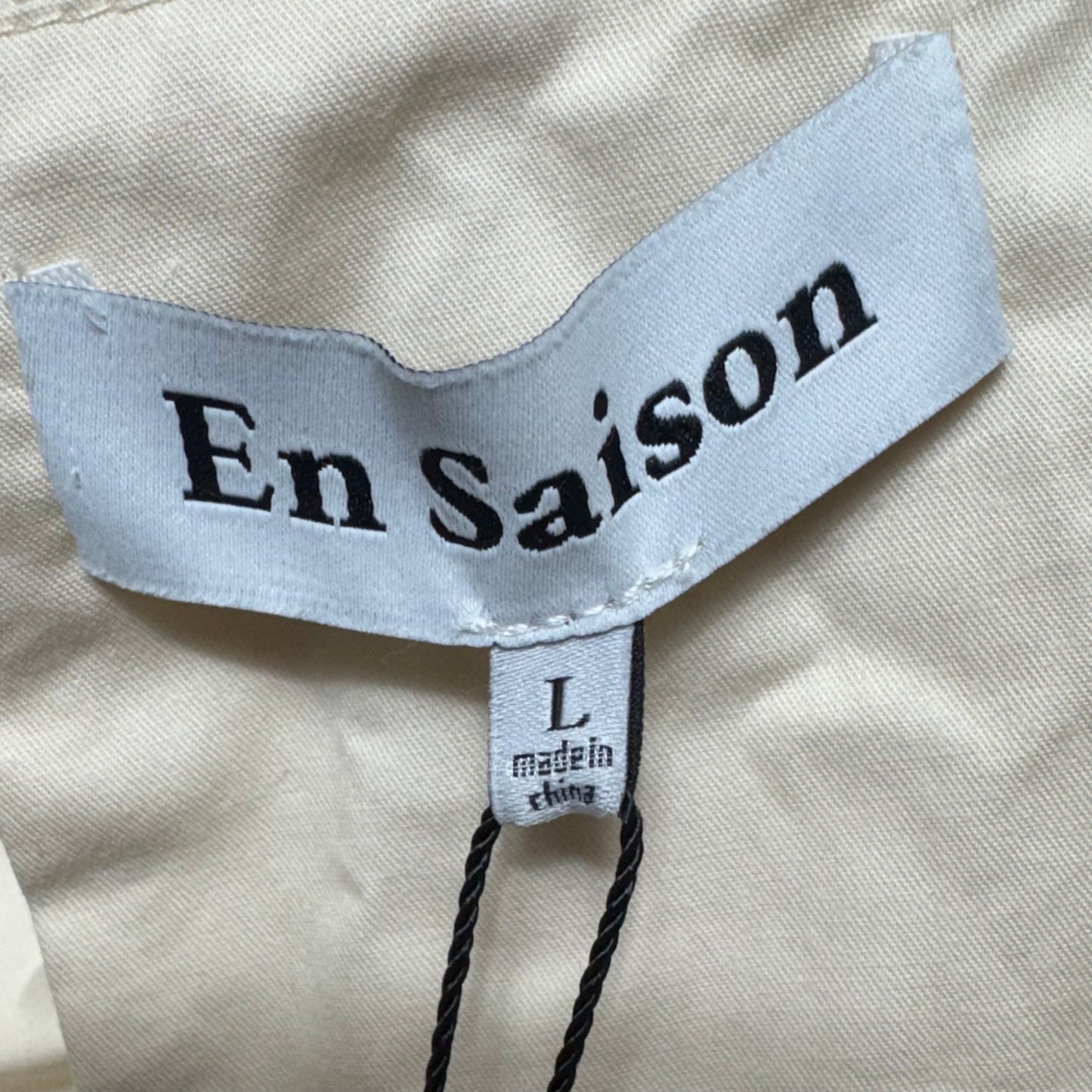 Simone Midi Dress By En Saison In Cream, Size: L