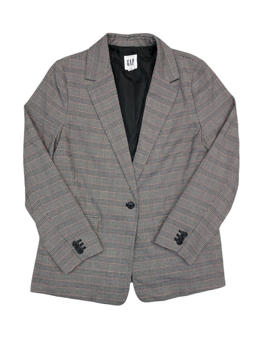Blazer By Gap In Plaid Pattern, Size:12