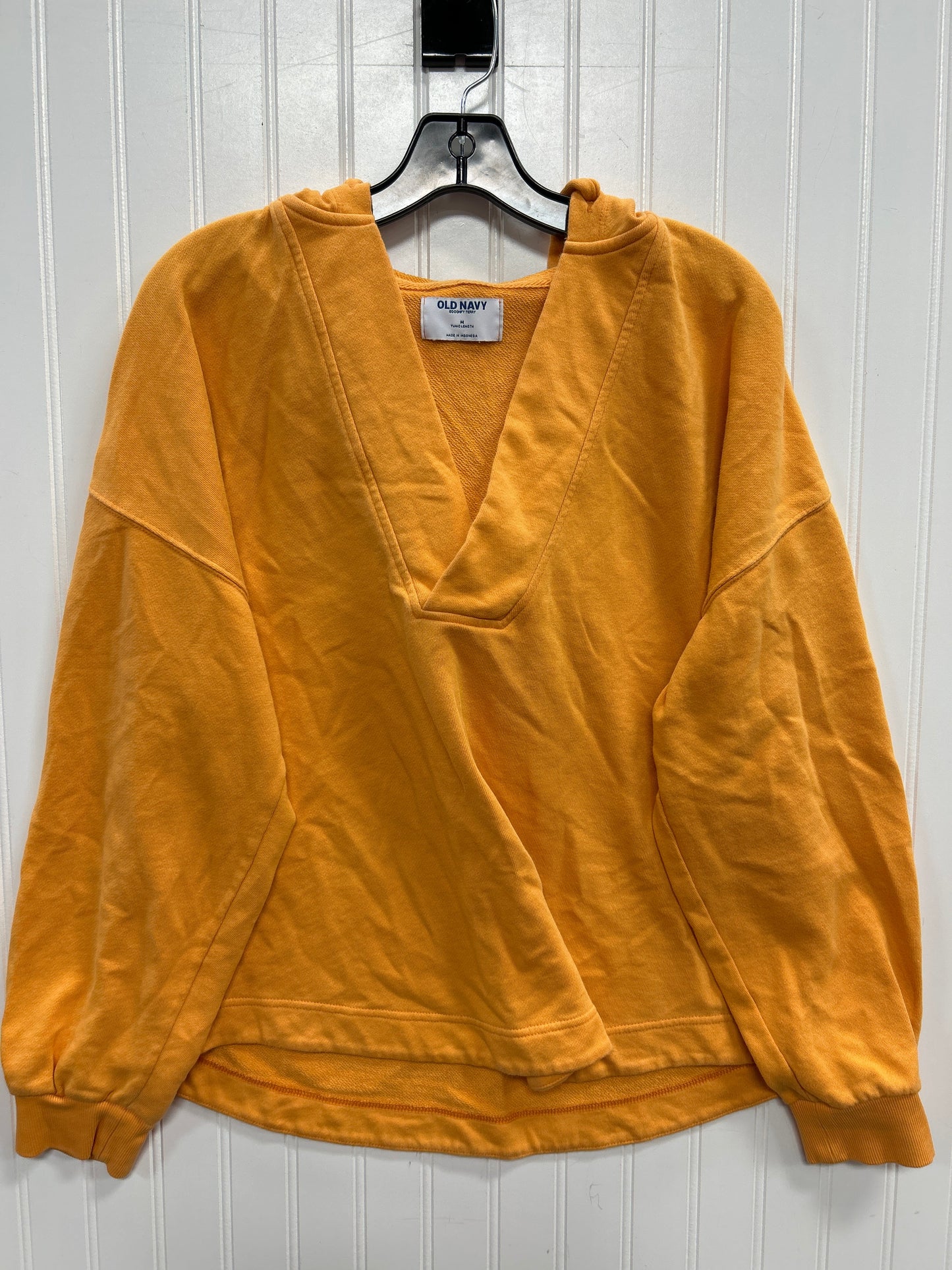 Sweatshirt Hoodie By Old Navy In Orange, Size:M