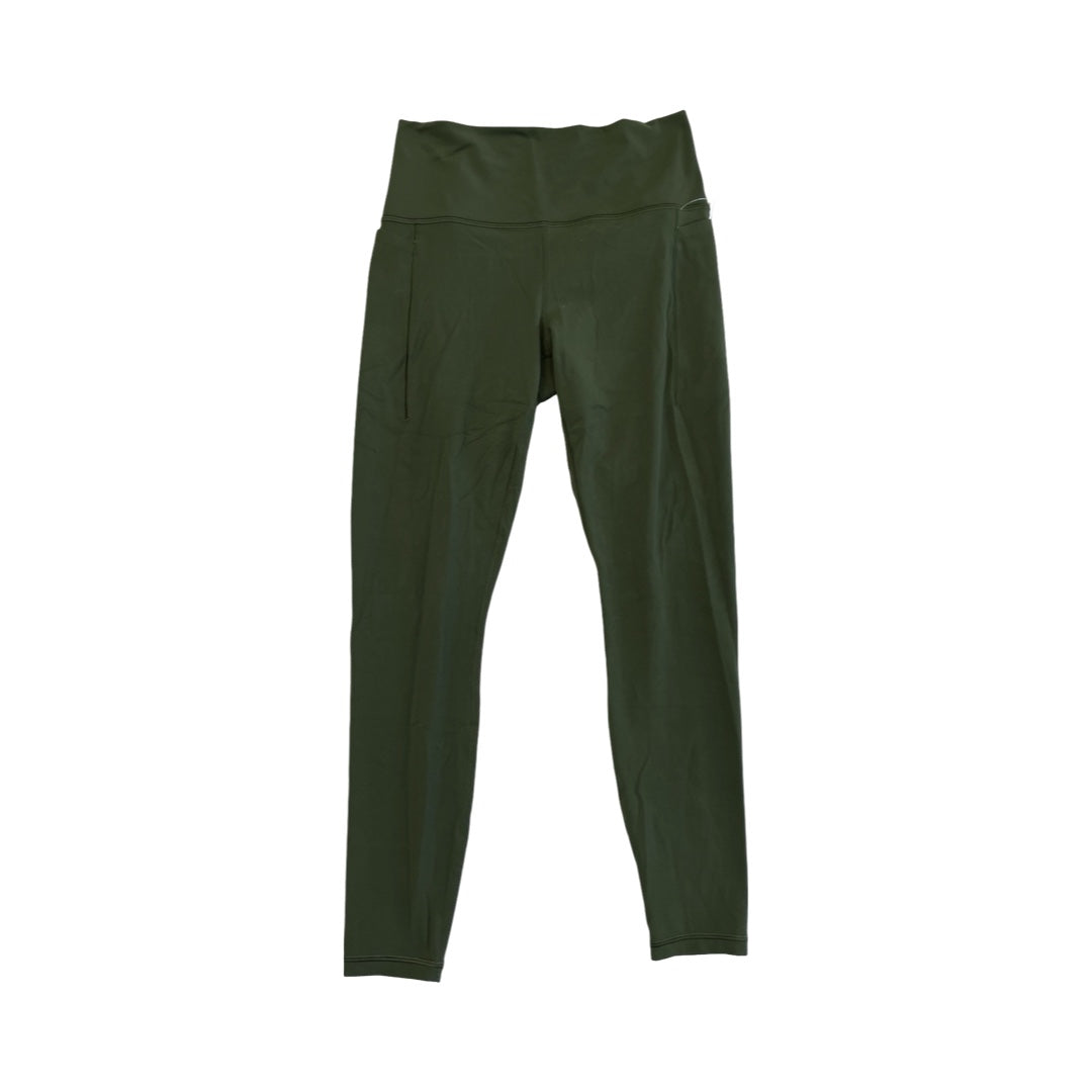 Athletic Leggings By Athleta In Green, Size:M